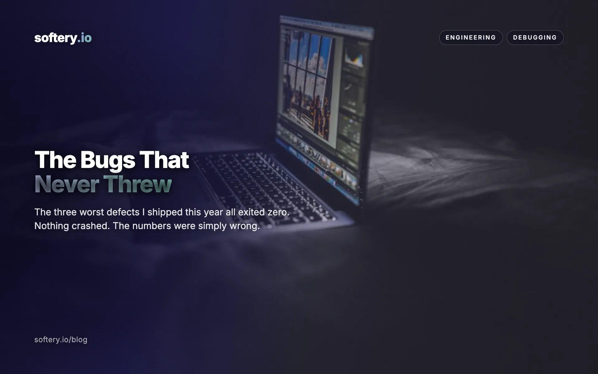 The Bugs That Never Threw an Error