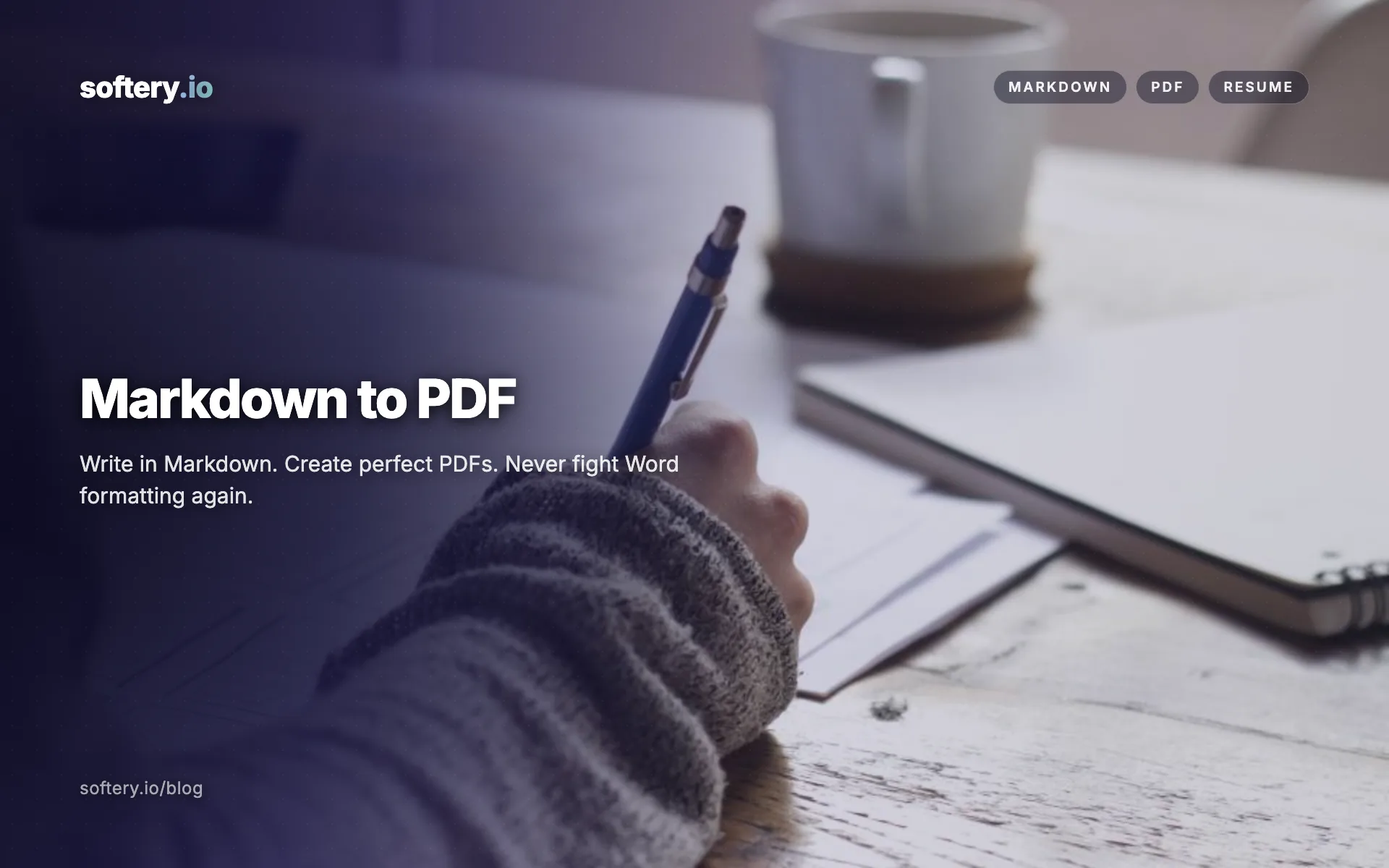 Markdown to PDF: The Document Conversion That'll Make You Weep With Joy