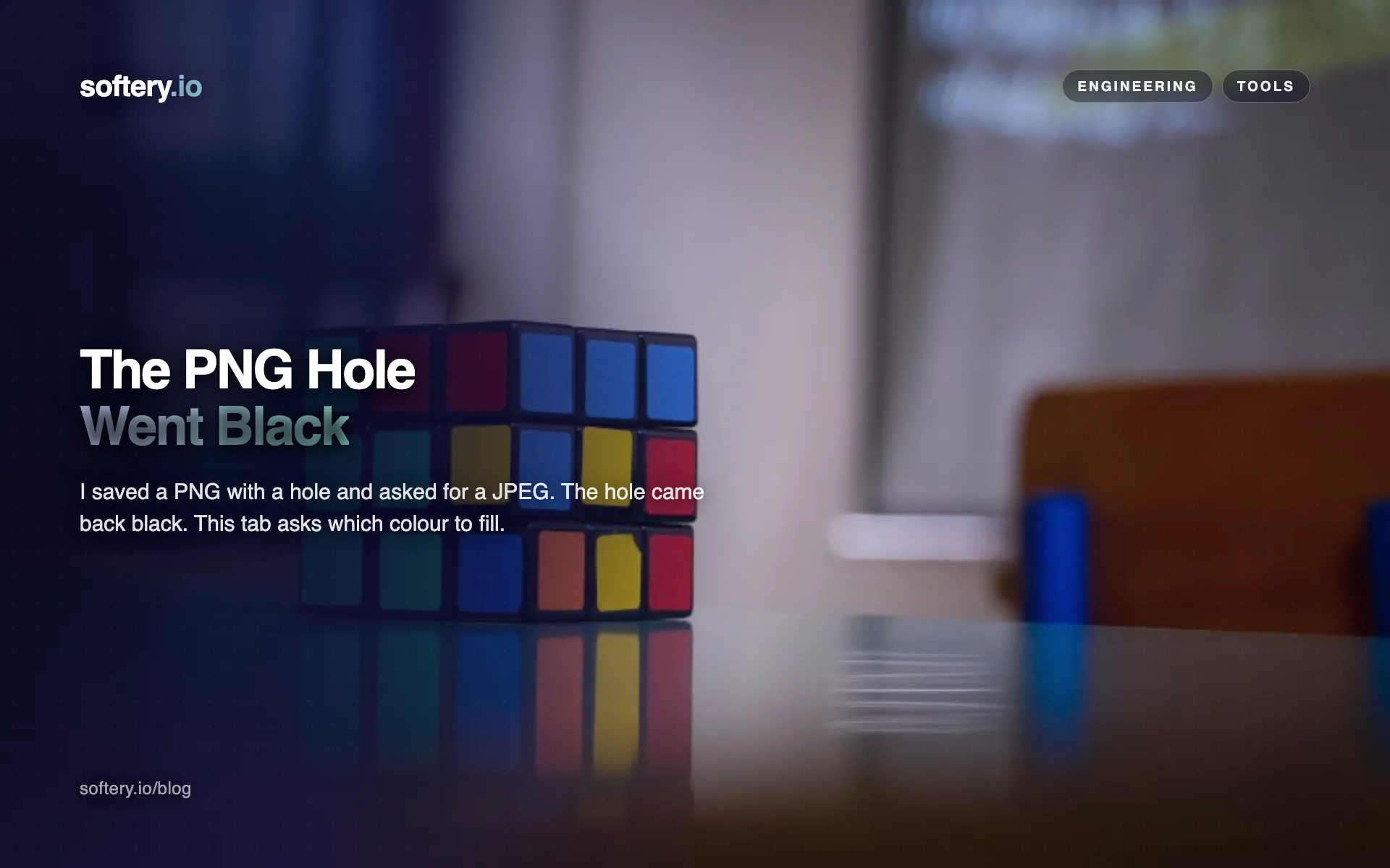 The PNG Hole Went Black